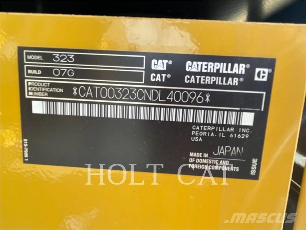 CAT 323 TC Bageri guseničari