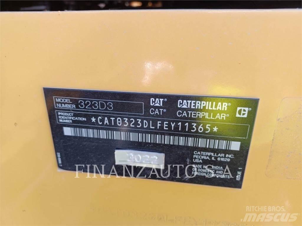 CAT 323DLN Bageri guseničari