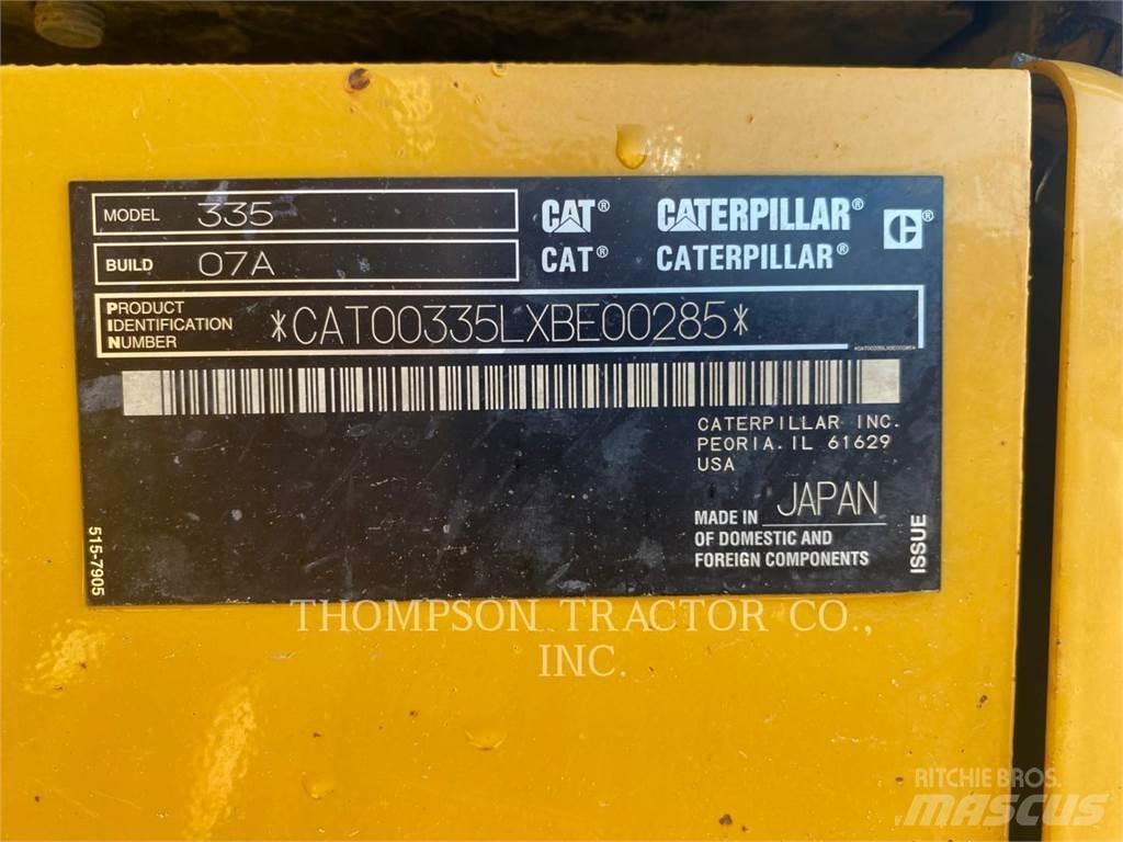 CAT 335 Bageri guseničari