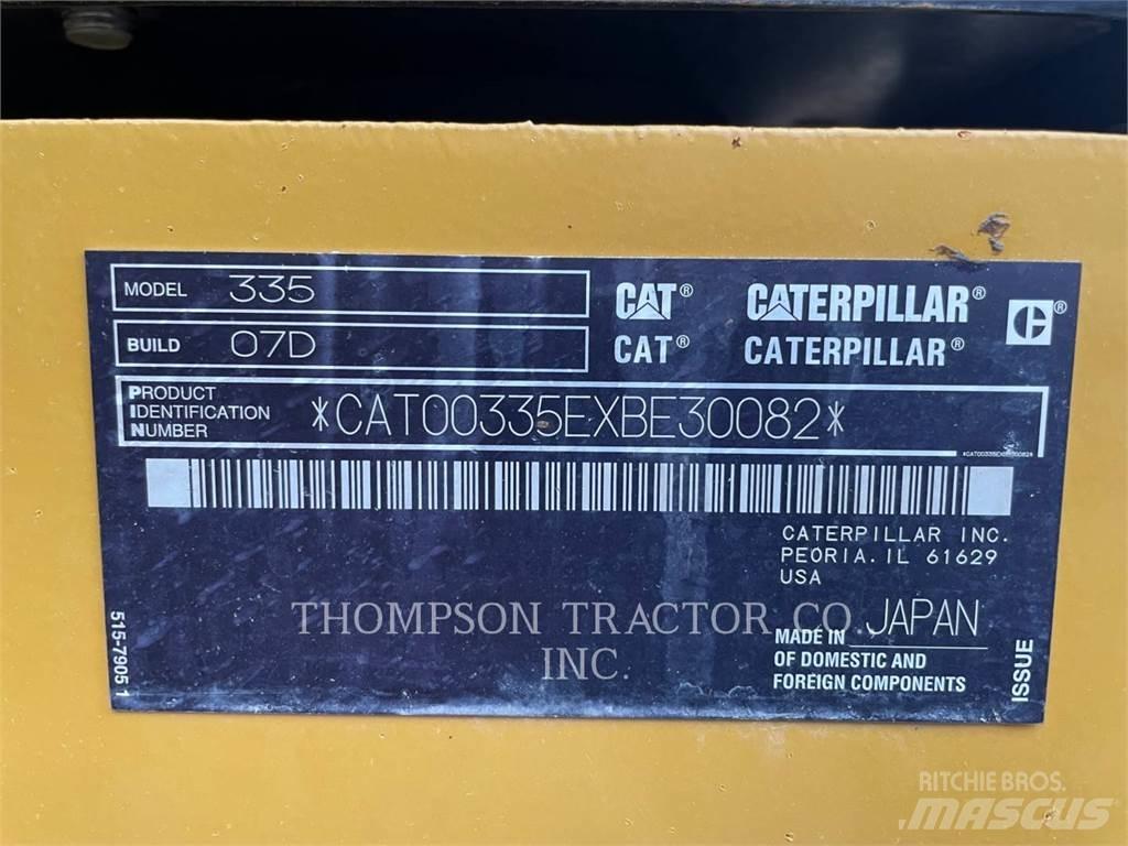 CAT 335 Bageri guseničari