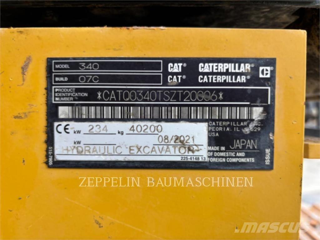 CAT 340-07A Bageri guseničari