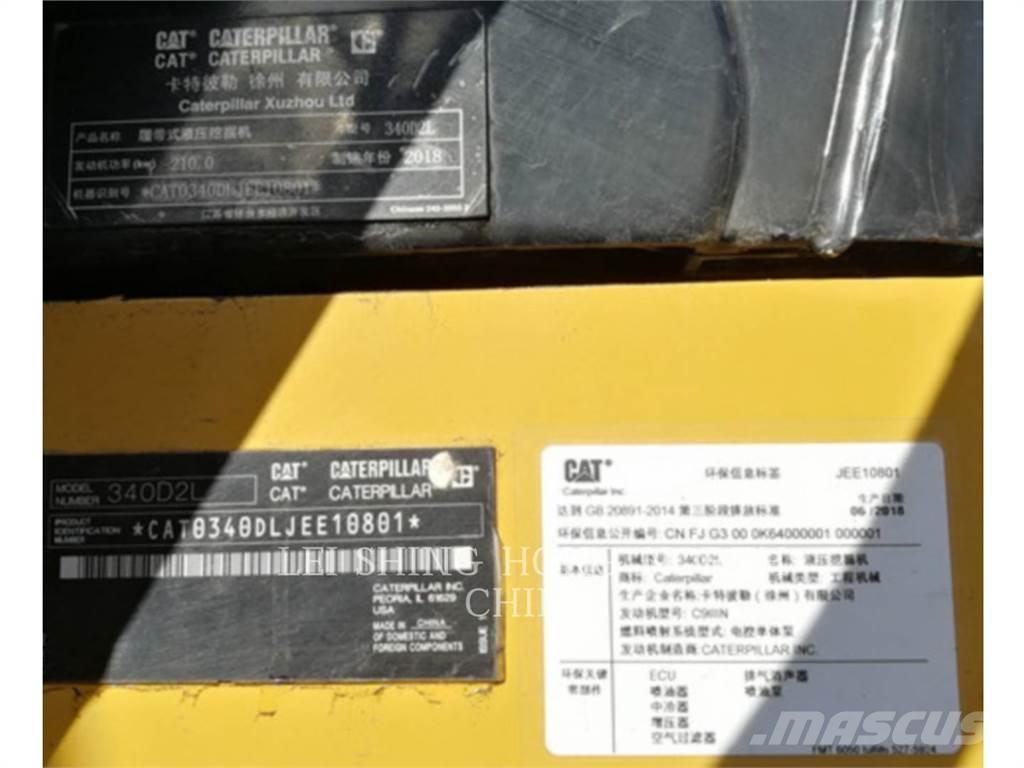 CAT 340D2L Bageri guseničari