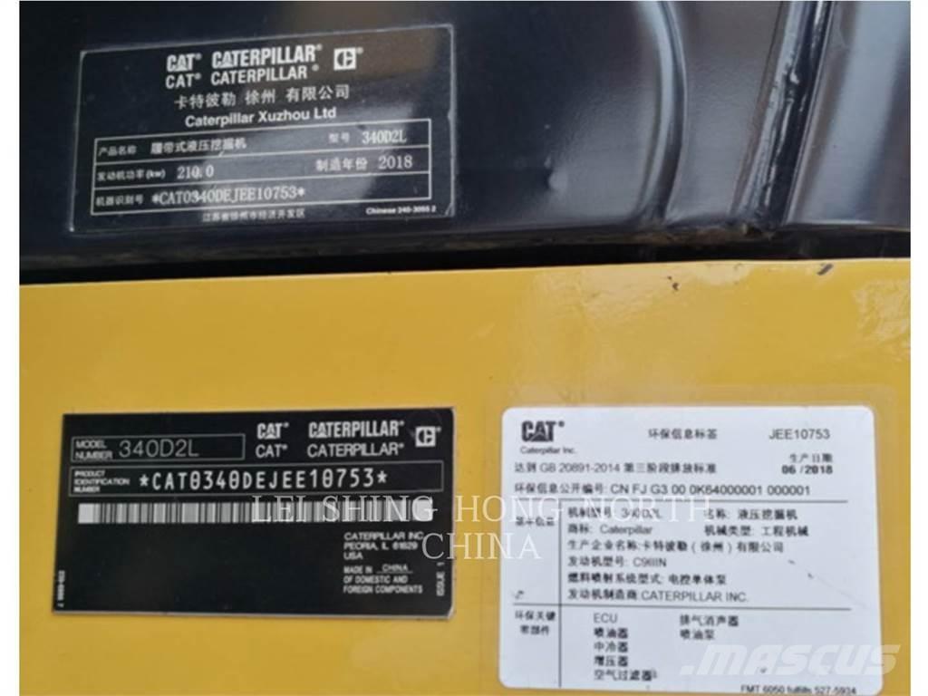 CAT 340D2L Bageri guseničari