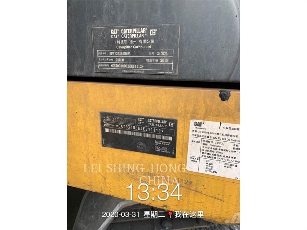 CAT 340D2L Bageri guseničari