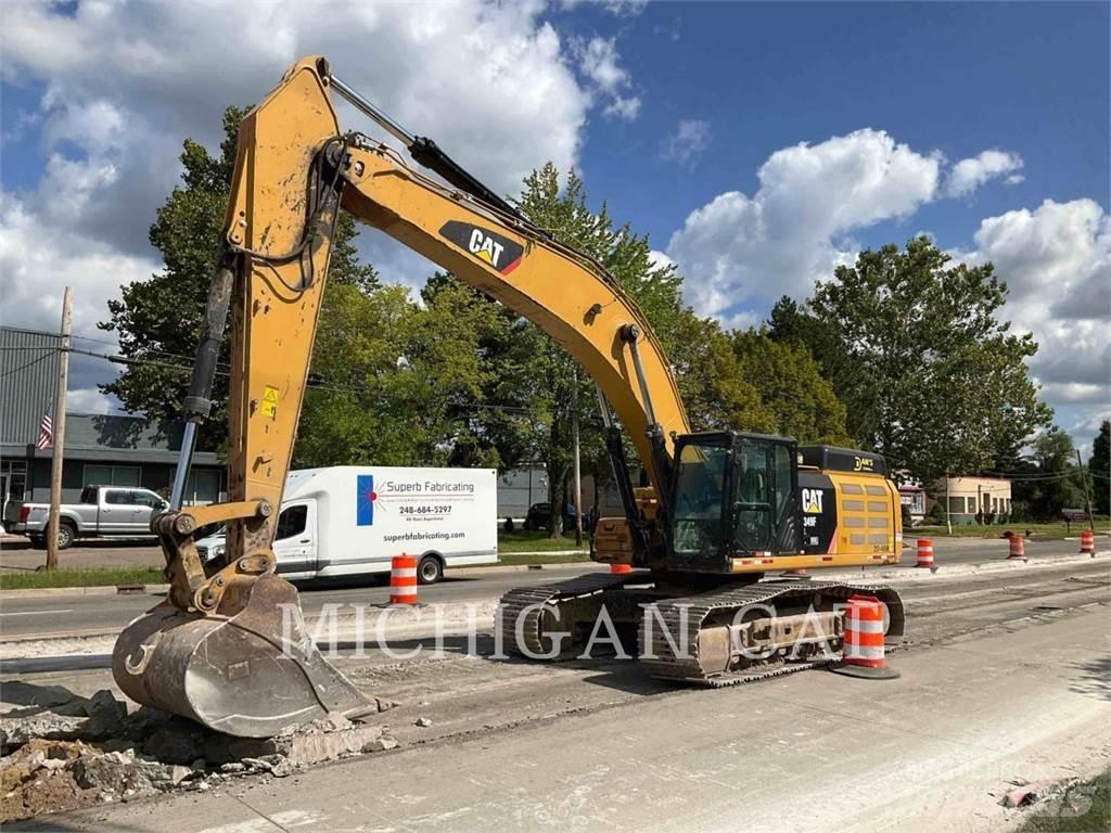 CAT 349FL + Bageri guseničari