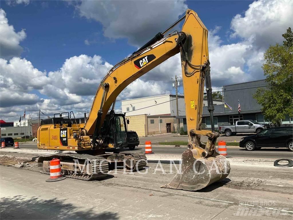 CAT 349FL + Bageri guseničari
