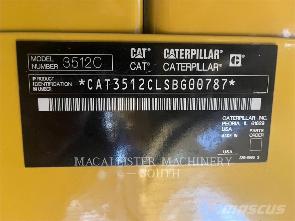 CAT 3512C Dizel generatori