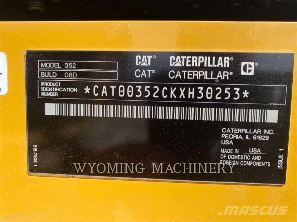 CAT 352 Bageri guseničari