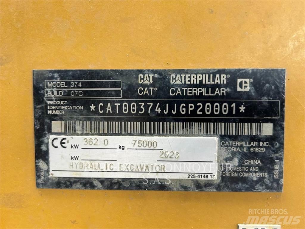 CAT 374 Bageri guseničari