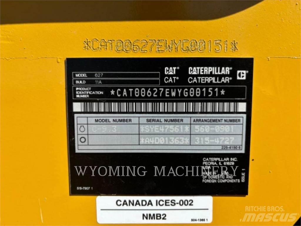 CAT 627 Polovni strugači