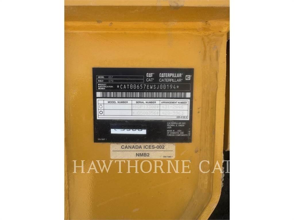 CAT 657 Polovni strugači