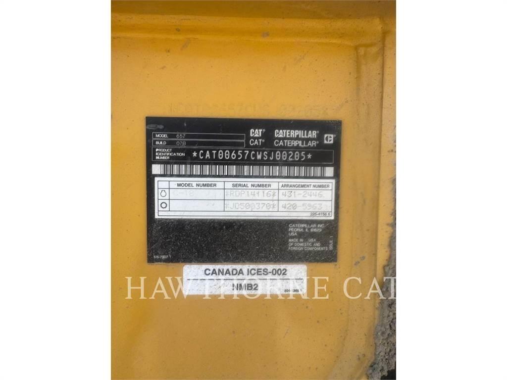 CAT 657 Polovni strugači