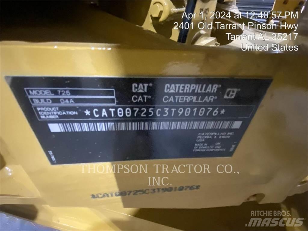 CAT 725 Zglobni damperi