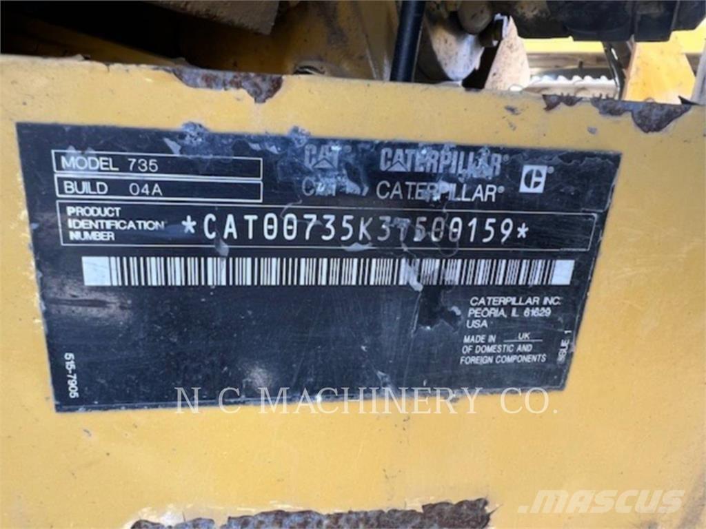 CAT 735 Zglobni damperi