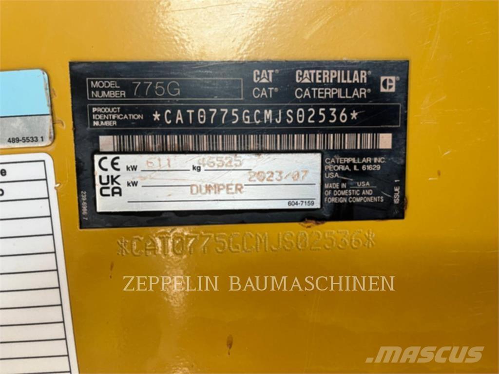 CAT 775G Zglobni damperi