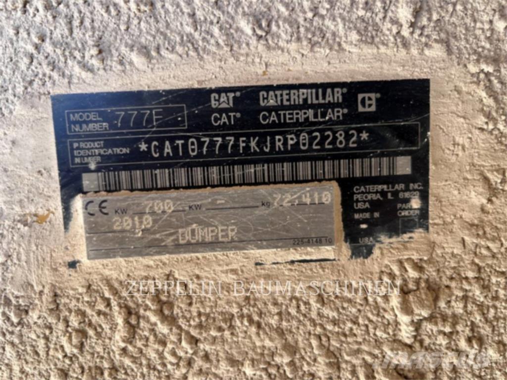 CAT 777F Zglobni damperi
