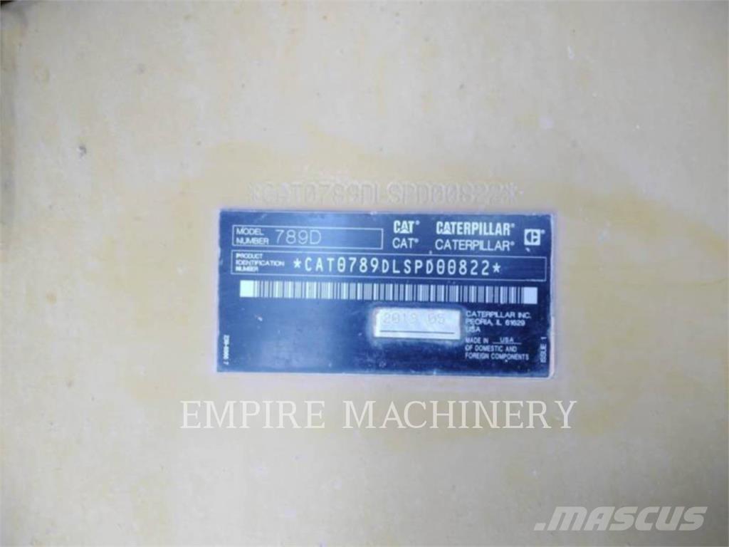 CAT 789D Zglobni damperi