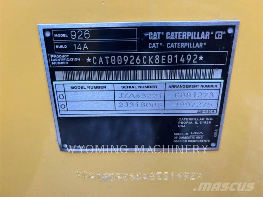 CAT 926 Utovarivači na točkove