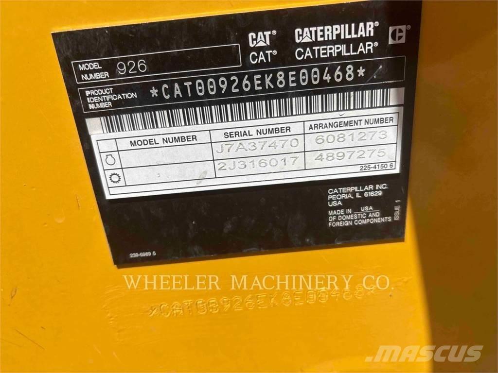 CAT 926 QC 3V Utovarivači na točkove