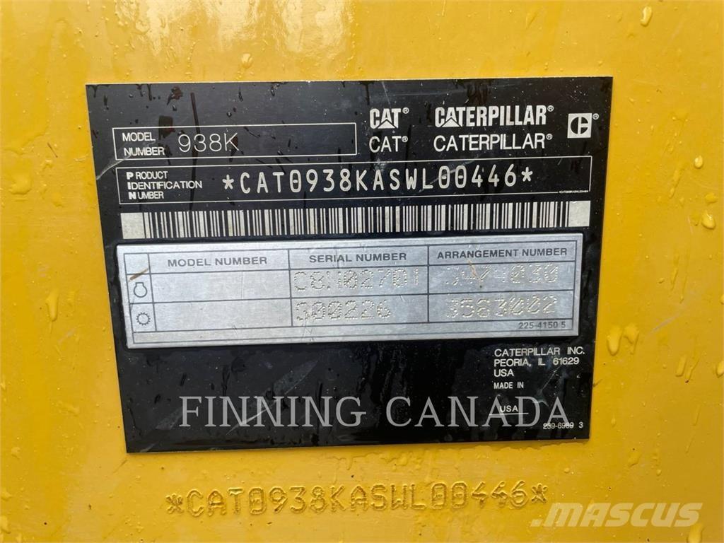 CAT 938K Utovarivači na točkove