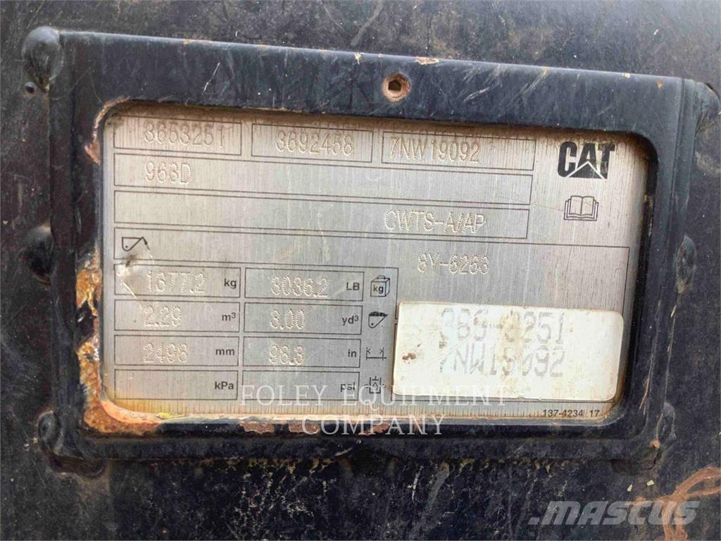 CAT 963K Utovarivaču guseničara