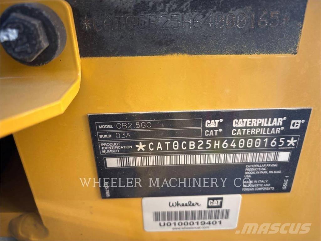 CAT CB2.5 GC Valjci sa duplim bubnjem
