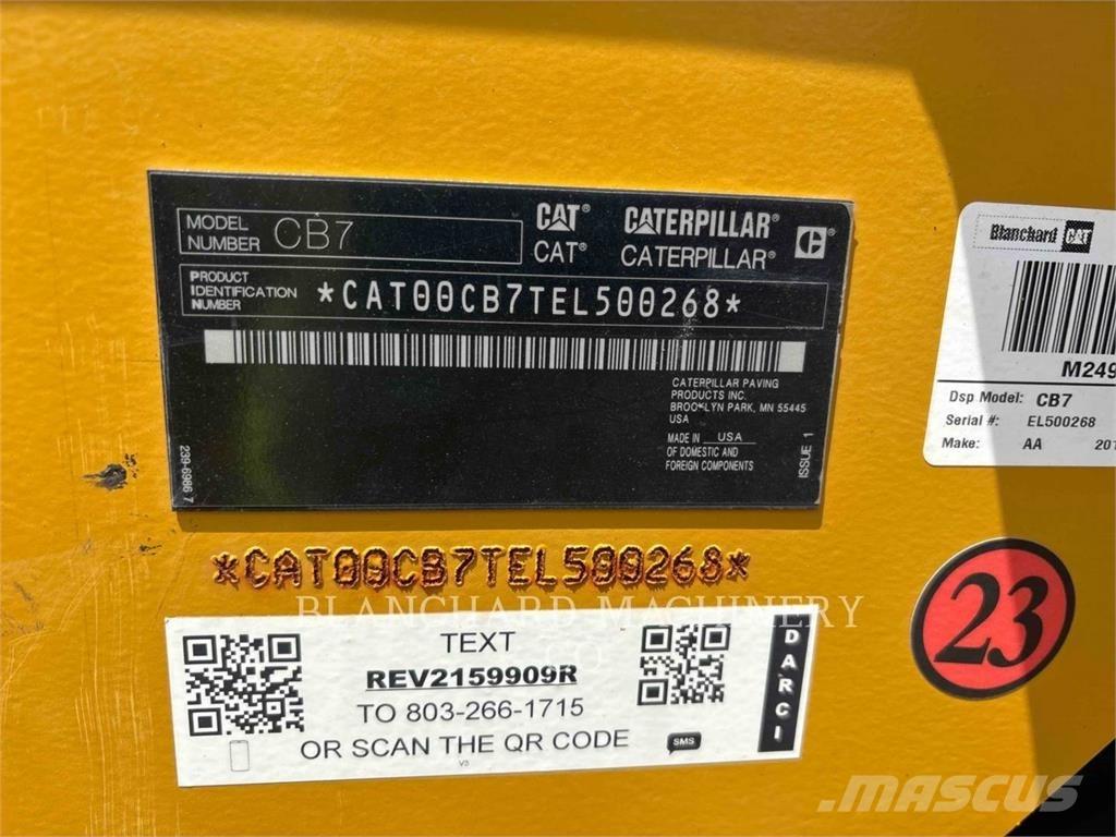 CAT CB7 Valjci sa duplim bubnjem
