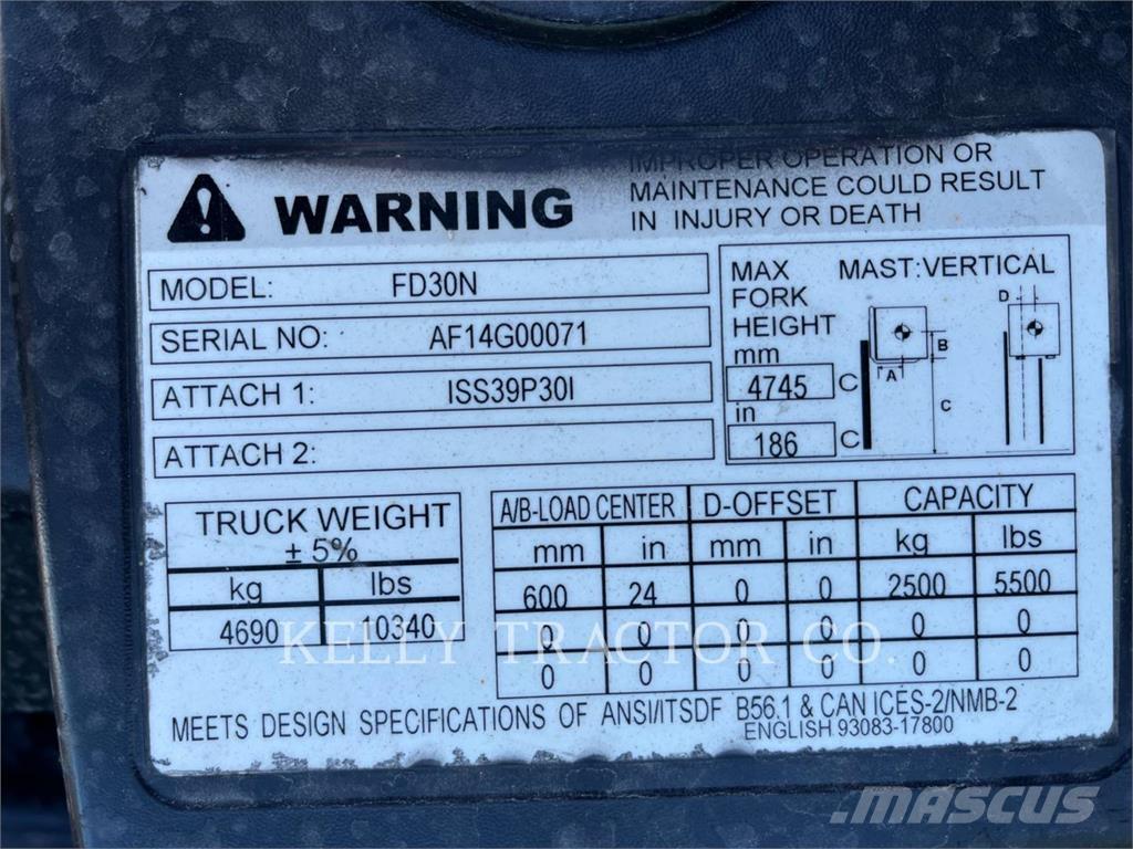 CAT FD30N Viljuškari - ostalo