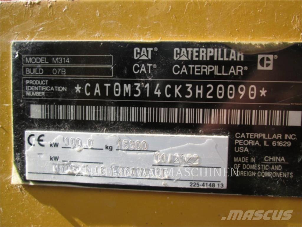 CAT M314-07A Bageri točkaši