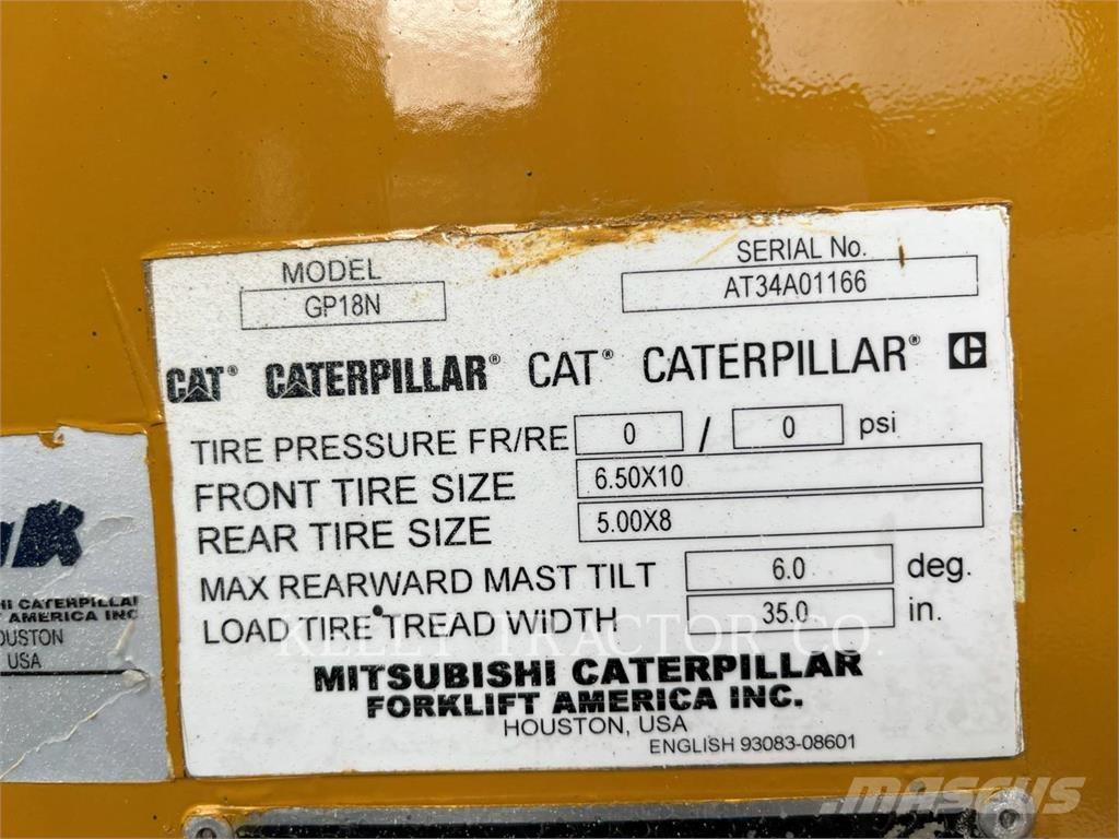 CAT MCFGP18N5 Plinski viljuškari