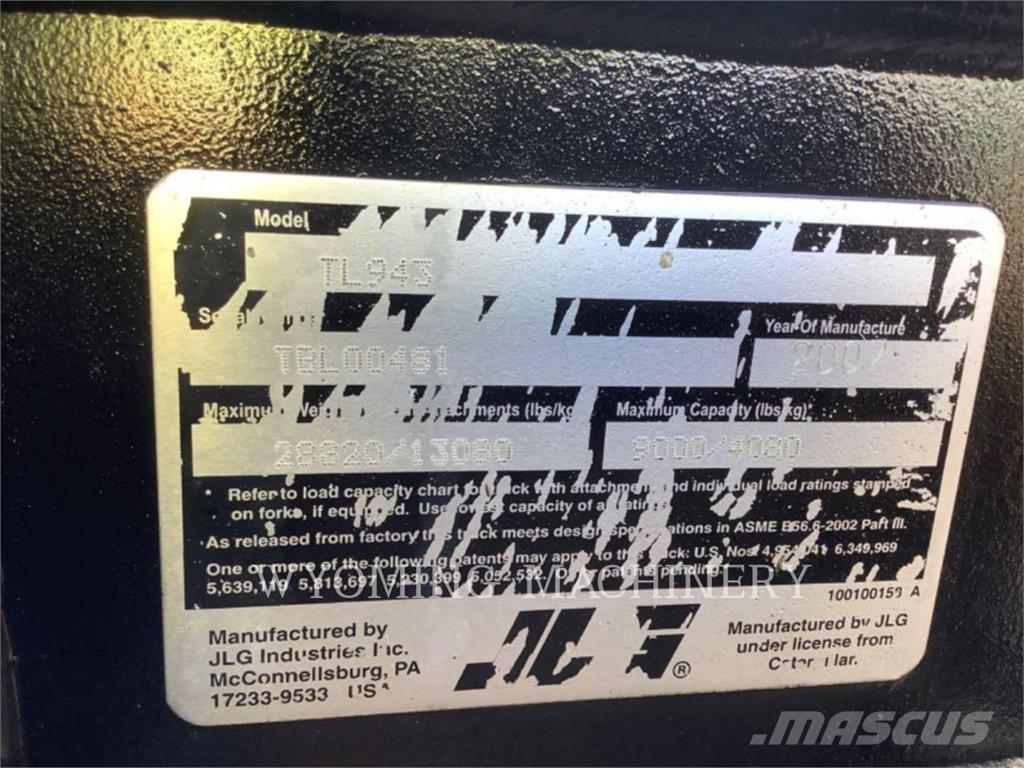 CAT TL943 Teleskopski viljuškari