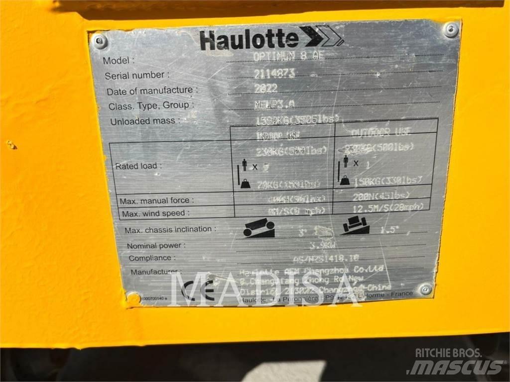 Haulotte OPTIMUM 8 Makazaste platforme