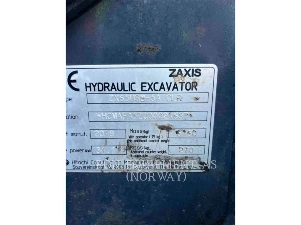 Hitachi ZX65 Bageri guseničari