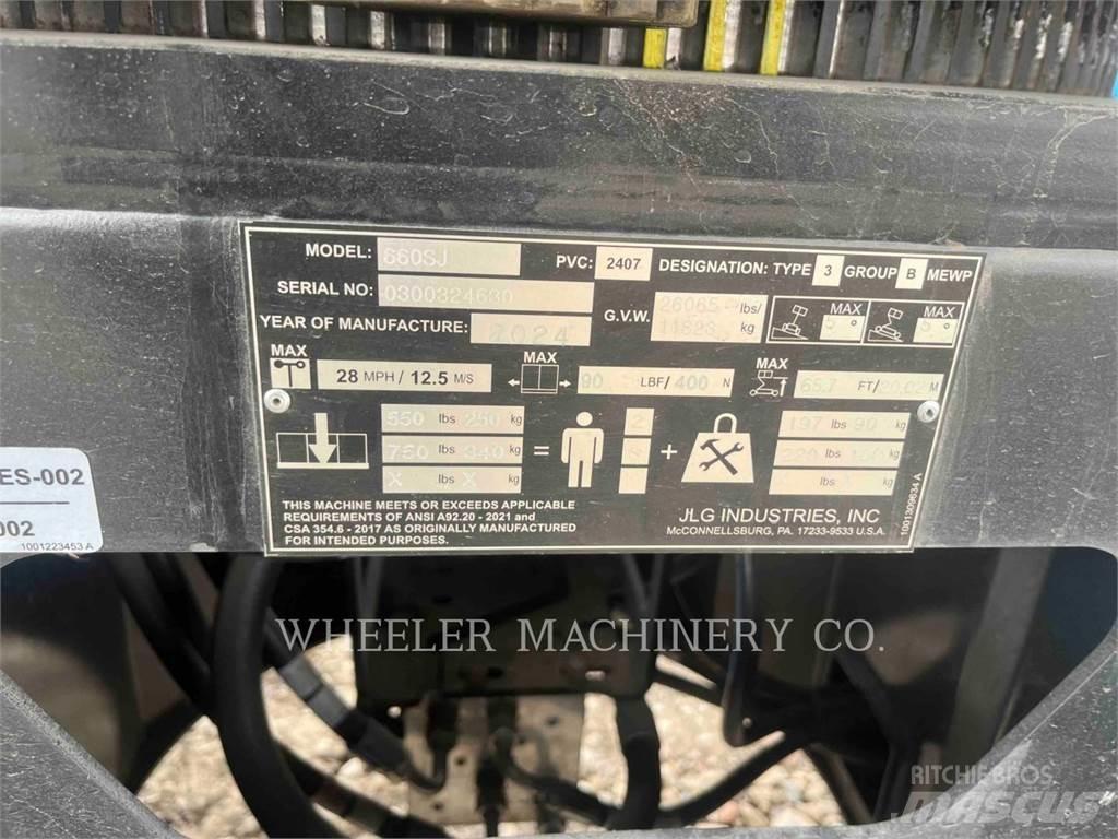 JLG 660SJ Zglobne podizne platforme