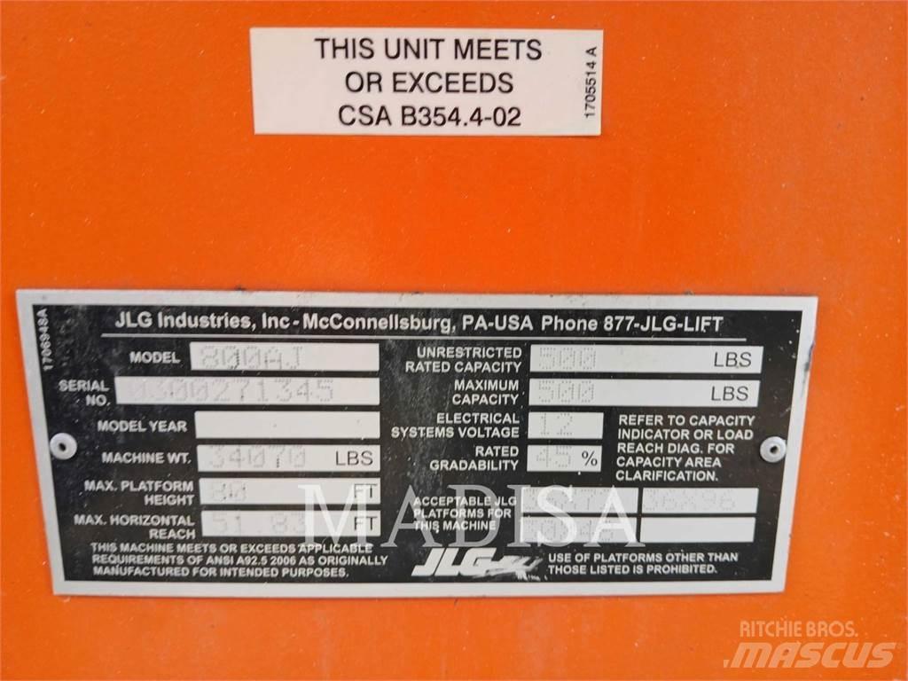 JLG 800 AJ Zglobne podizne platforme