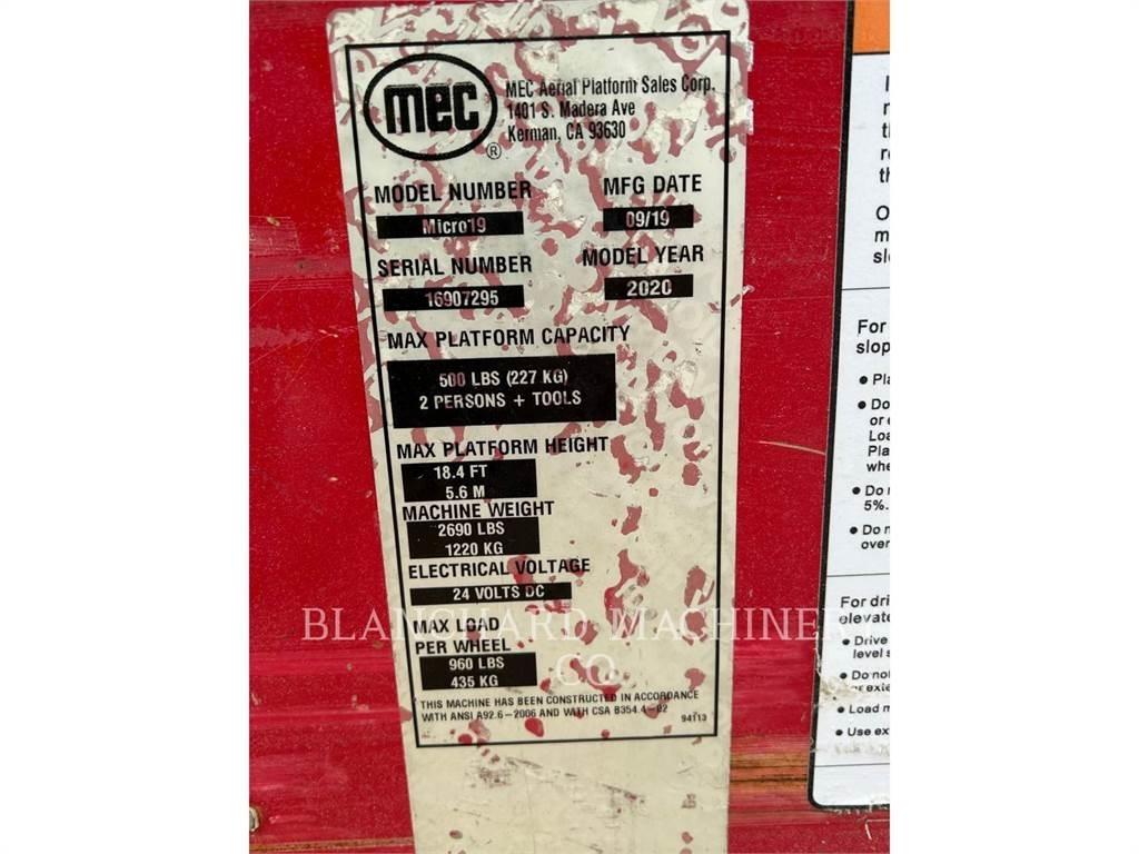 MEC MICRO 19 Makazaste platforme