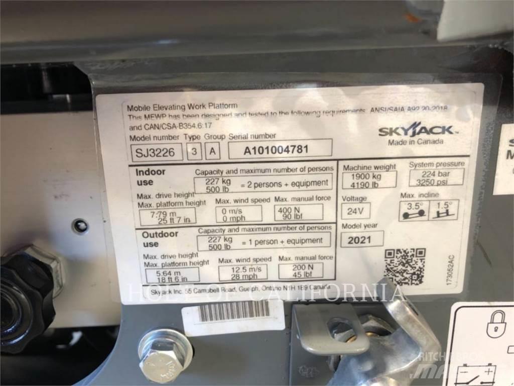Skyjack SCISSOR26N Makazaste platforme