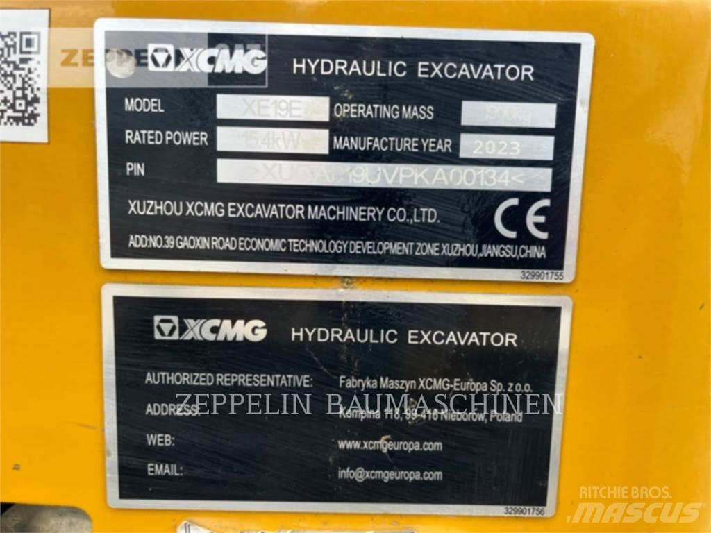  XUZOU XE19E Bageri guseničari