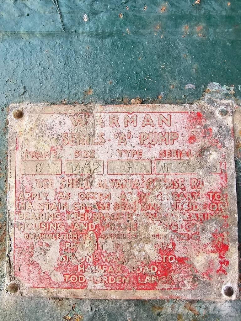 Warman pump 14/12'' Plutajući bageri