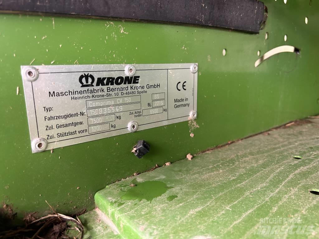 Krone CV150XC Prese/balirke za rolo bale