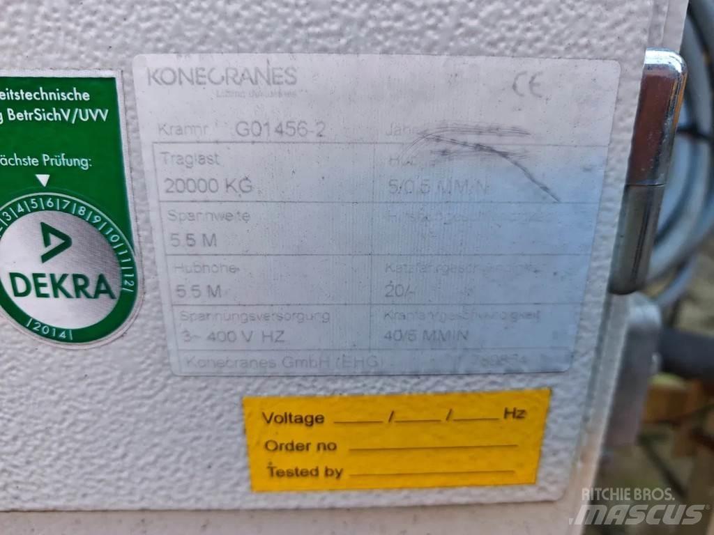 Konecranes 20 Ton Polovni nadzemni i kontejnerski kranovi