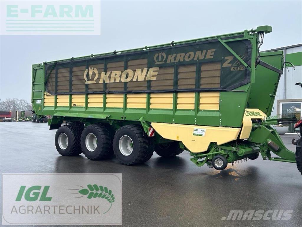 Krone zx 560 gl Prikolice za zrno