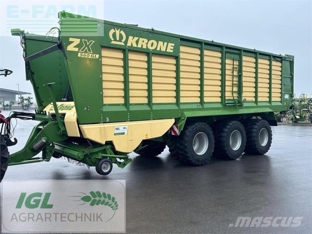 Krone zx 560 gl Prikolice za zrno