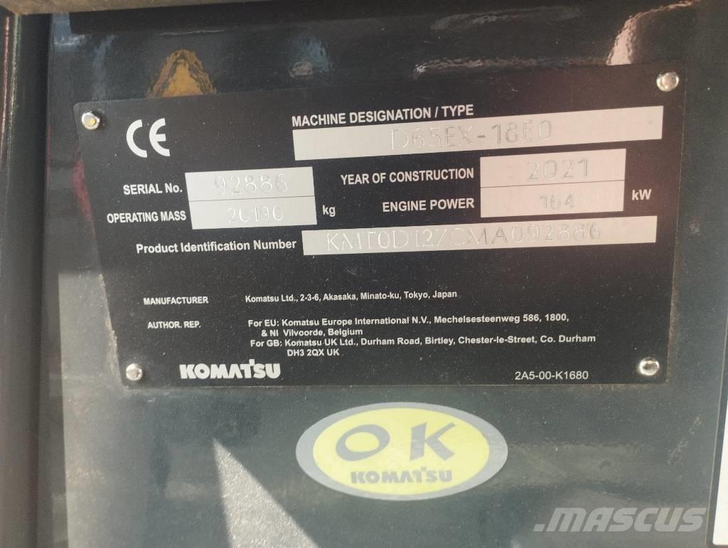 Komatsu D 65 EX-18 Buldožeri guseničari