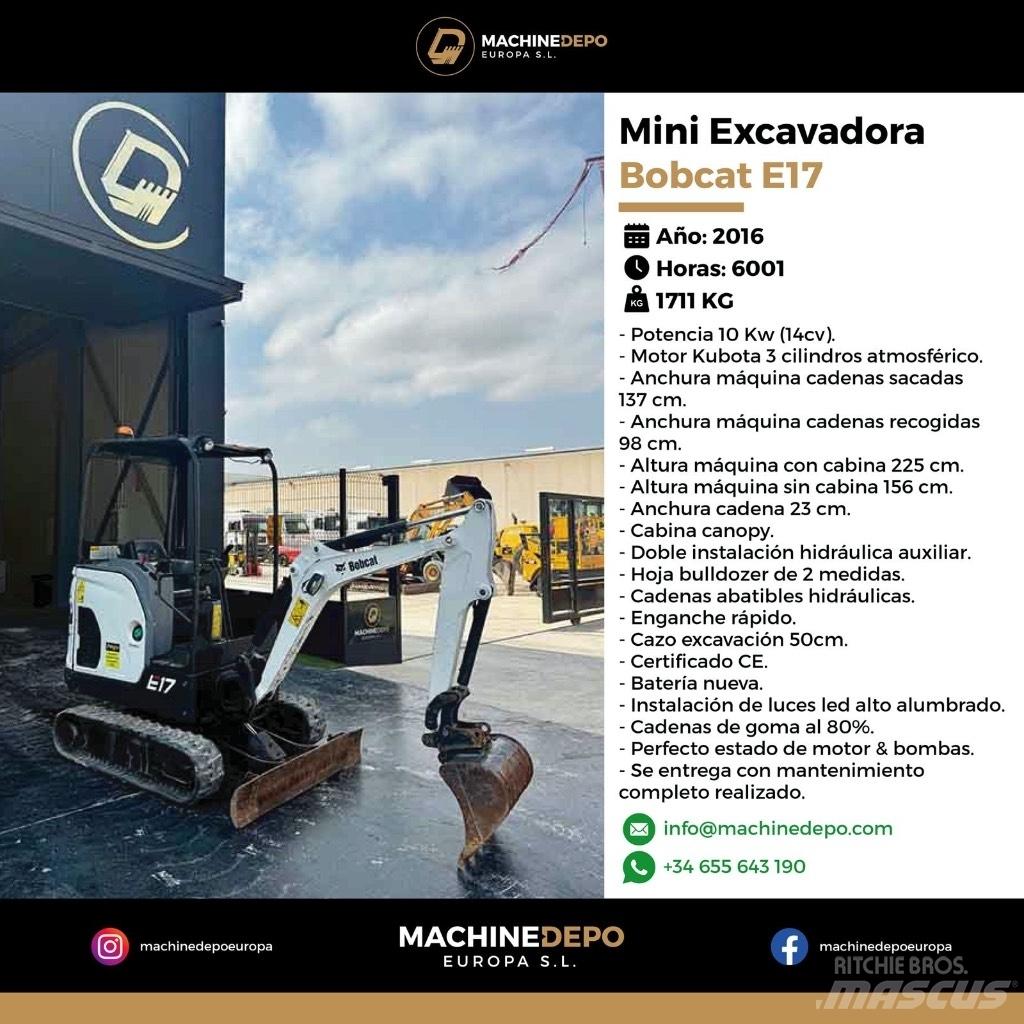 Bobcat E 17 Mini bageri < 7t