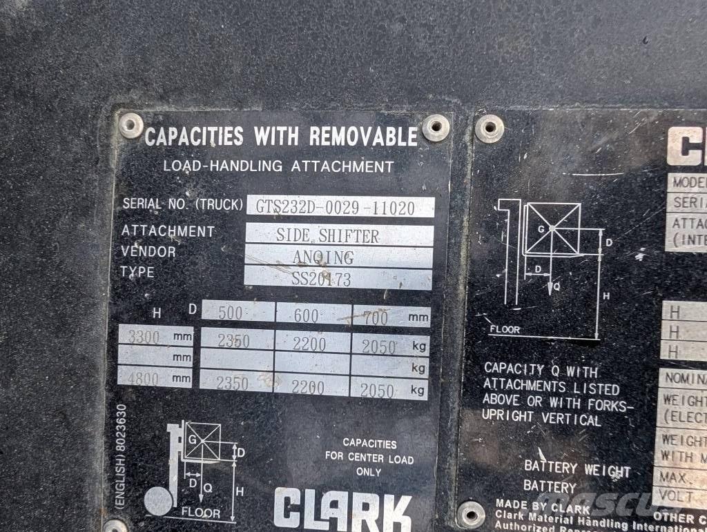 Clark GTS 25 D Dizelski viljuškari