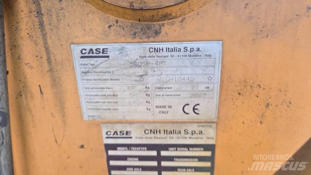 CASE 580 SR Rovokopači