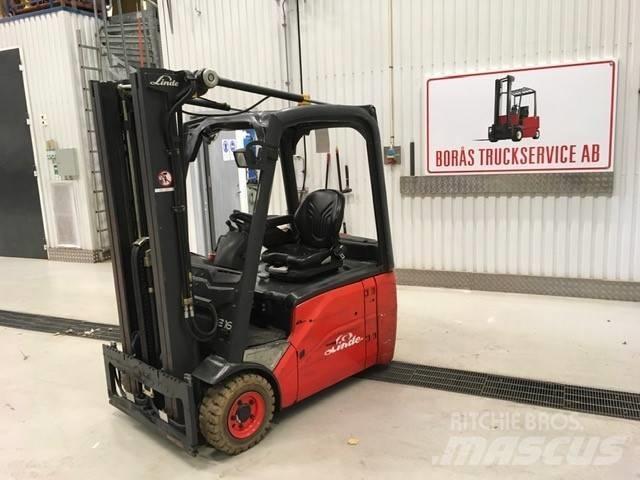 Linde E 16 H - 01 Električni viljuškari