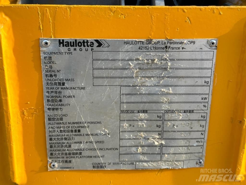 Haulotte OPTIMUM 8 Makazaste platforme