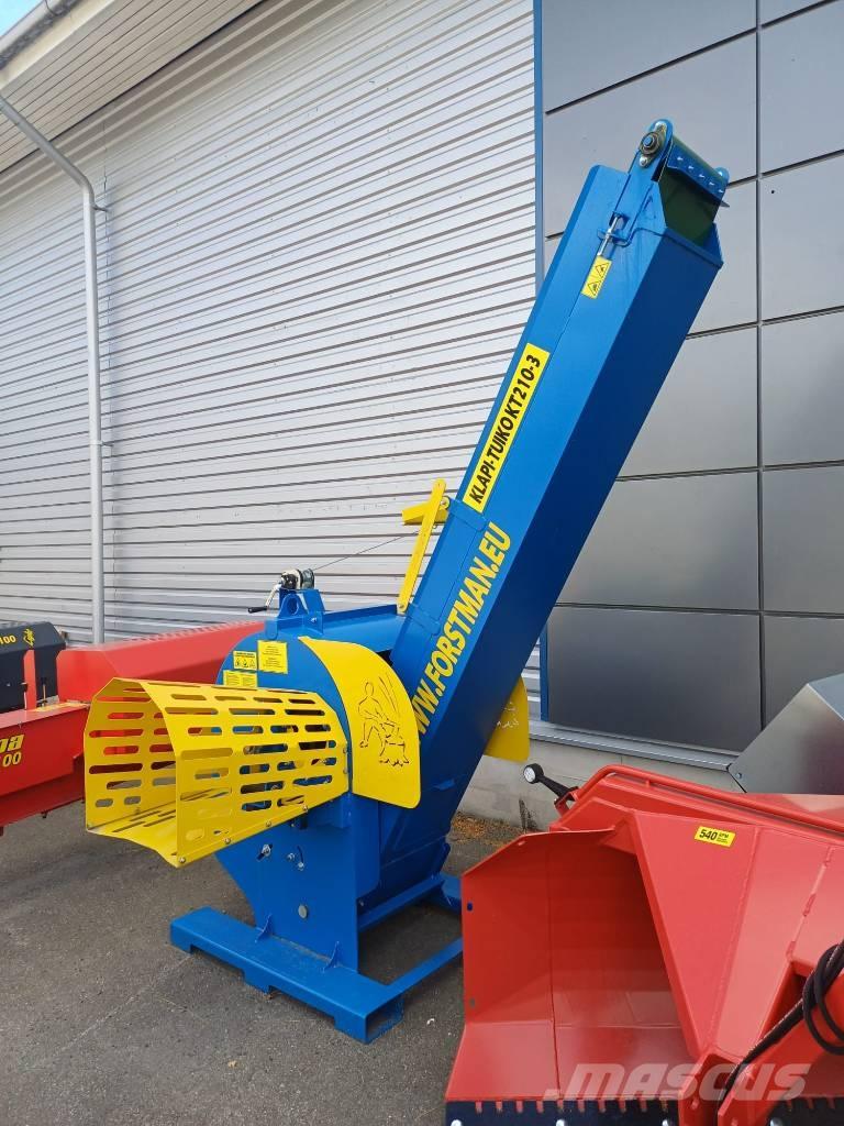 Klapituiko KT210-3 Cepači za drva, drobilice za drvo i strugači